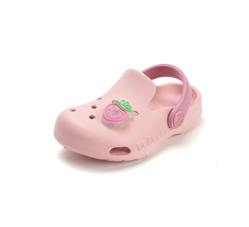 D.D. STEP rózsaszín, VILLOGÓS, EPRES GUMIPAPUCS, 24-33! (J109-61448) ÚJ KOLLEKCIÓ!