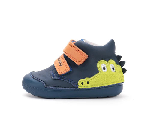 D.D. Step kisfiú átmeneti bőrcipő kék, krokodilos ! 21-25 (S066-52509A) ÚJ KOLLEKCIÓ!