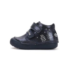   D.D. Step kislány átmeneti tex-es kék, csillogó bőrcipő! 20-24! (S066-52842A) AKCIÓS!