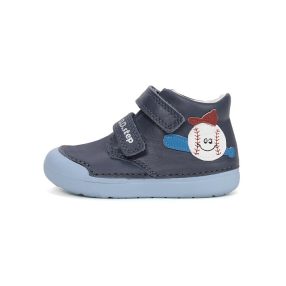   D.D. Step kisfiú átmeneti bőrcipő sötétkék ! 21-25 (S066-61414) ÚJ KOLLEKCIÓ!