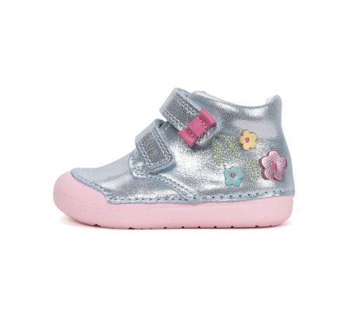 D.D. Step kislány átmeneti csillogó virágos bőrcipő! 21-25! (S066-61993B) ÚJ KOLLEKCIÓ! 