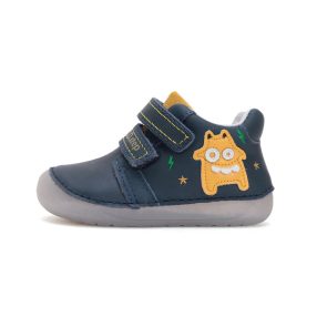   D.D. Step kisfiú átmeneti cipő, kék "BAREFOOT"! 20-25! (S070-51698) AKCIÓS!