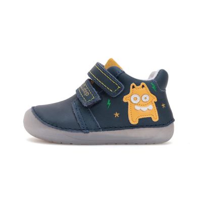   D.D. Step kisfiú átmeneti cipő, kék "BAREFOOT"! 20-25! (S070-51698) AKCIÓS!
