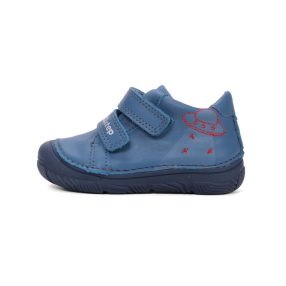  D.D. Step fiú átmeneti bőrcipő, kék, 26-31! (S082-61612AM) - ÚJ KOLLEKCIÓ!