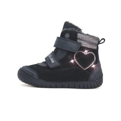   D.D. Step nagylány téli tex-es bélelt VILLOGÓS bőrbakancs, 36--os! (w050-42707cl) ÚJ KOLLEKCIÓ! 