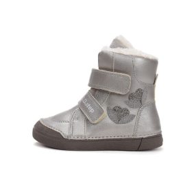   D.D. Step lány téli TEX-es, pezsgő színű bélelt bőrbakancs, 25-ös (W068-52320AM) - ÚJ KOLLEKCIÓ