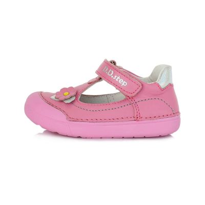   D.D. Step kislány pink bőr szandálcipő, 20-25 (h066-374b) AKCIÓS!! 